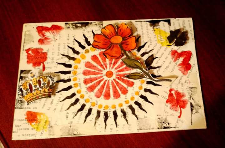 Trabajo con tintas y sellos